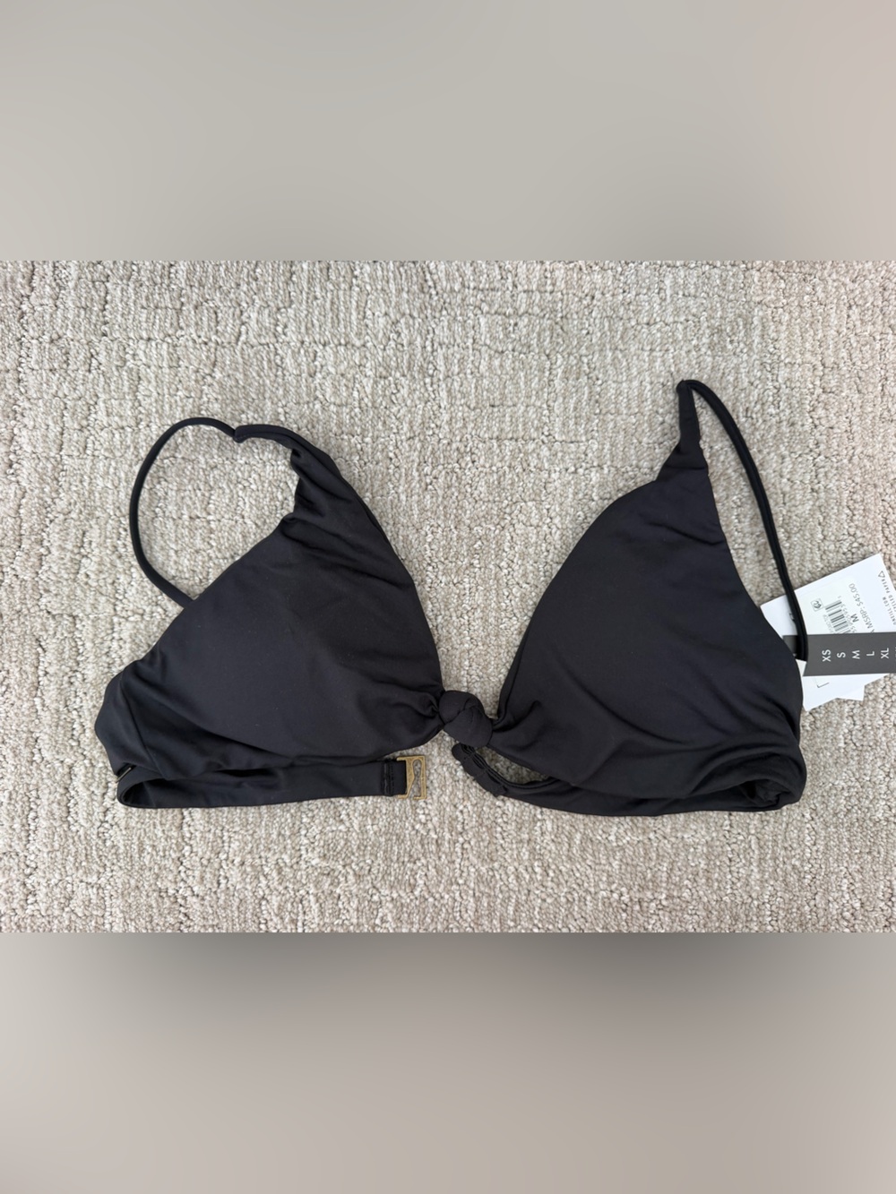 O'Neill Black Knot-Front Triangle Bikini Top